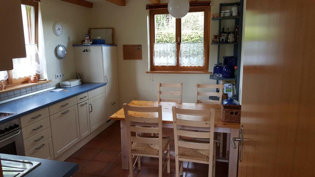Ferienhaus am Löffelberghüttchen Gießübel Exterior foto